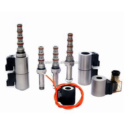 4 Way 3 Position Cartridge Solenoid Valve Threaded Spool Τύπος Δίδυμου Συνδετήρα
